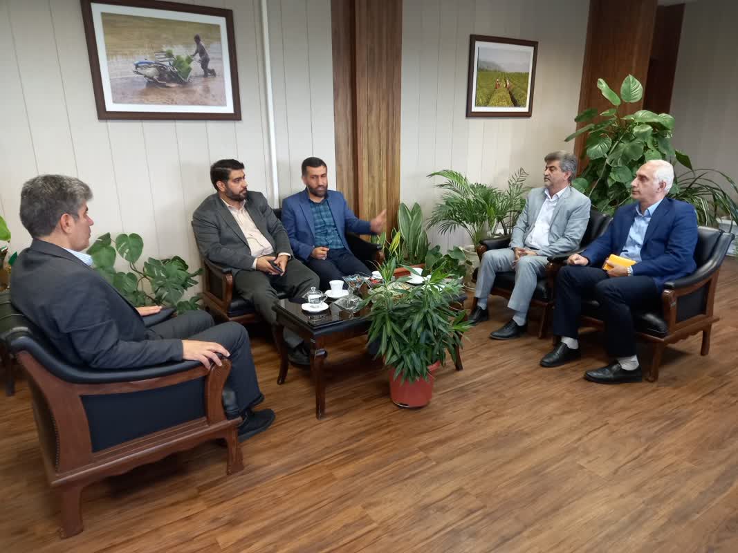 دیدار رئیس سازمان جهاد کشاورزی با رئیس سازمان بسیج جامعه کشاورزی استان گیلان